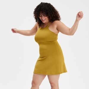 GIRLFRIEND COLLECTIVE Naomi Workout Dress In Saturn